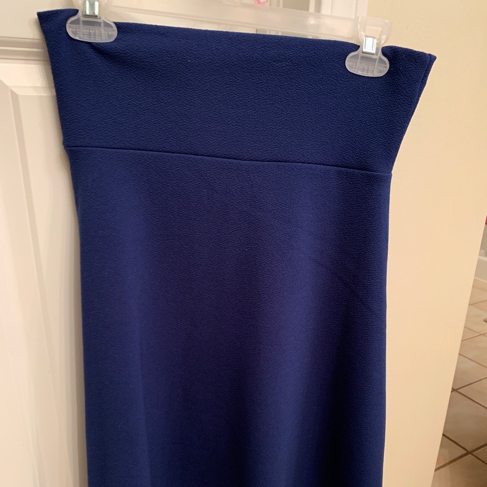 Lularoe Azure skirt in royal blue, size small